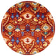 Ahgly Company Indoor Round Mid-Century Modern Area Rugs, 4' Round