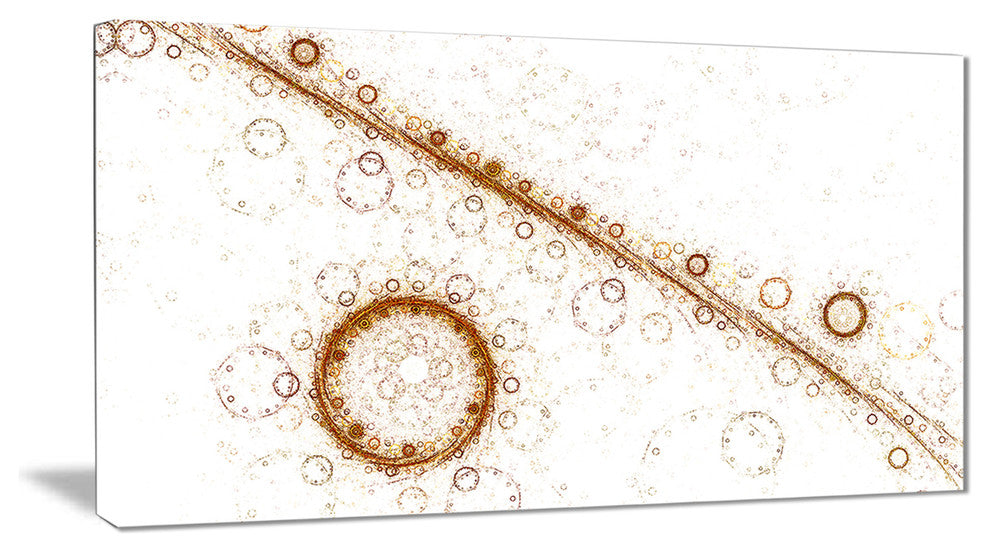 "Live Cell Protein under Microscope" Digital Art Canvas Print