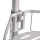 Utopia Alley Flat Shelf, Rustproof Corner Shower Caddy, Satin Chrome & Black, Satin Chrome