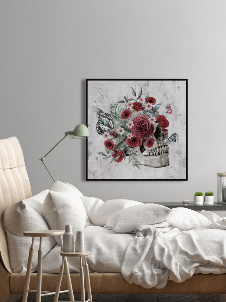 "Time for a Change" Floater Framed Painting Print on Canvas, 20x20
