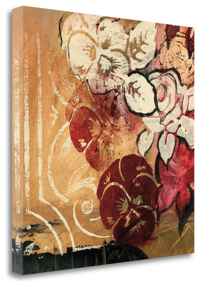 "Cranberries And Creme II" By Laurie Fields, Giclee Print on Gallery Wrap Canvas