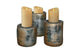 Air Brush Set of 3 Candleholders