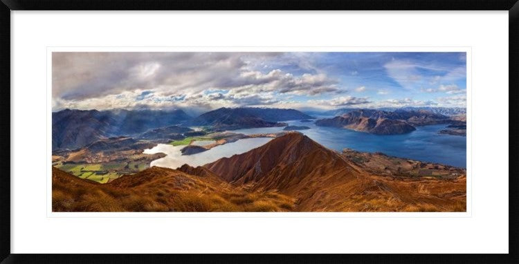 "RoyS Peak" Framed Digital Print by Yan Zhang, 38x19"