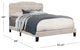 Hillsdale Nicole Contemporary Low Profile Queen Upholstered Bed