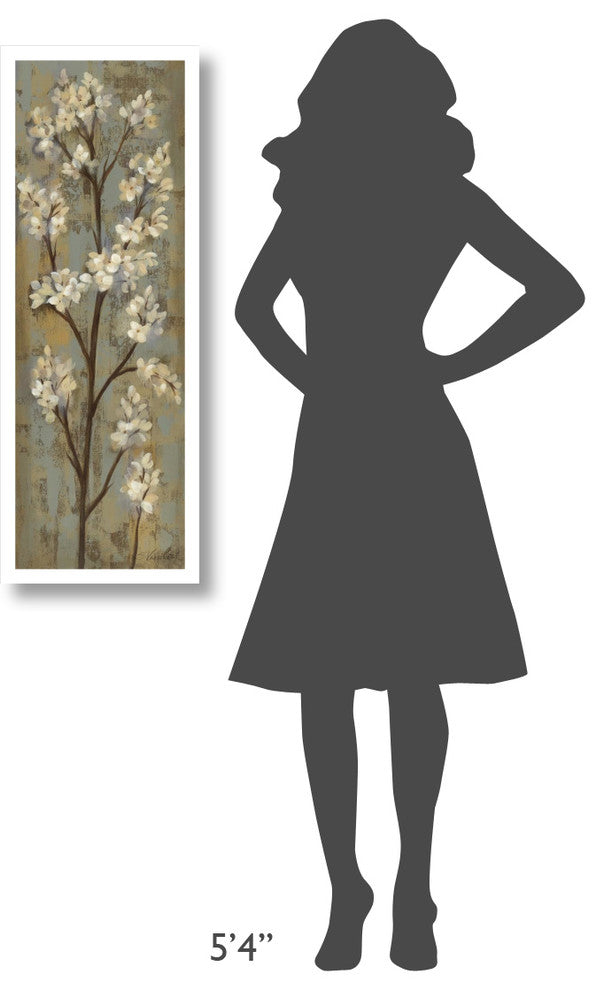 "Almond Branch I" Digital Paper Print by Silvia Vassileva, 14"x38"