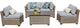 Monterey 5 Piece Outdoor Wicker Patio Furniture Set 05c