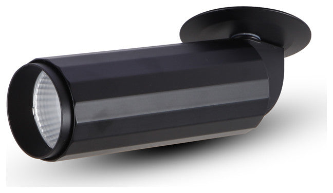 Integrated LED Adjustable Flush Mounted Spotlight Commercial Grade, Black