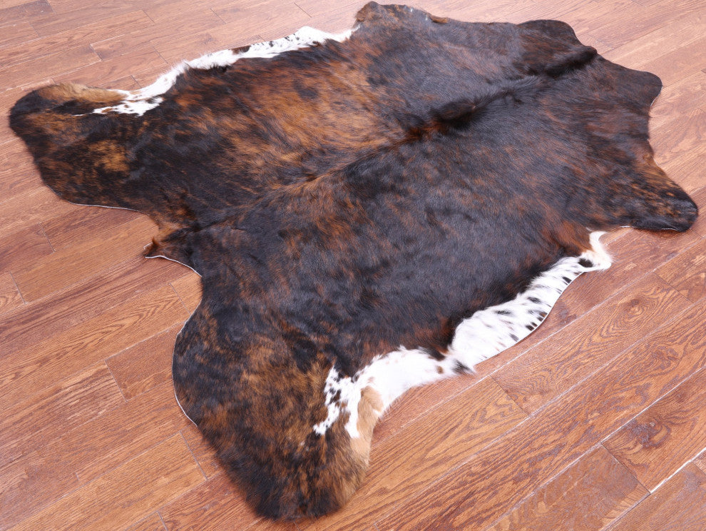 6' 0" X 5' 7" Natural Cowhide Rug C2036