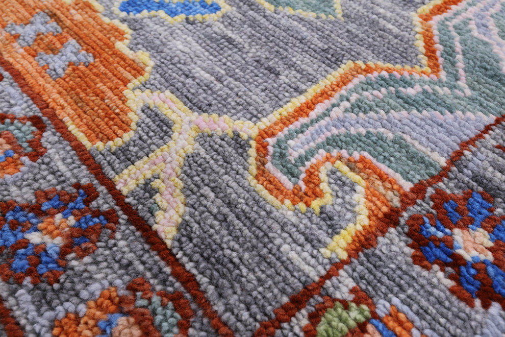 8' 0" X 10' 1" Turkish Oushak Hand-Knotted Wool Rug - Q13621