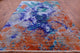 Handmade Abstract Wool and Silk Rug 9' 1" X 12' 0" Q11857