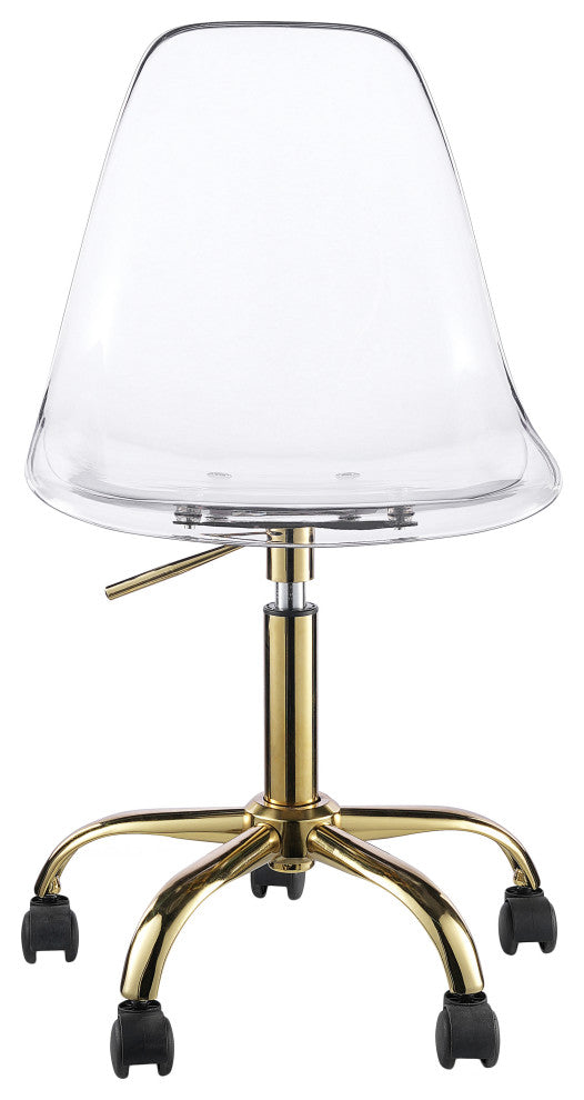 Clarion Office Chair, Gold