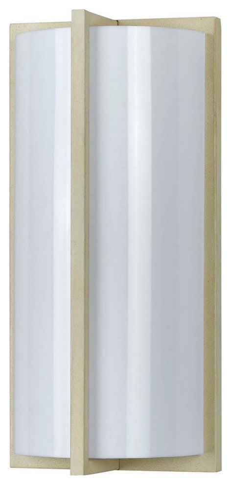 Benzara BM220706 Cylindrical Shaped PLC Wall Lamp, 3D Design Trim, S/4, White