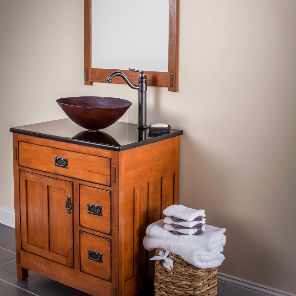 Bilboa Copper Vessel Sink Set, Oil Rubbed Bronze