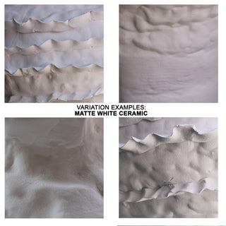 Ruffle Ceramic Decorative Vase