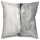 Sage Blue Abstract 18x18 Spun Poly Pillow