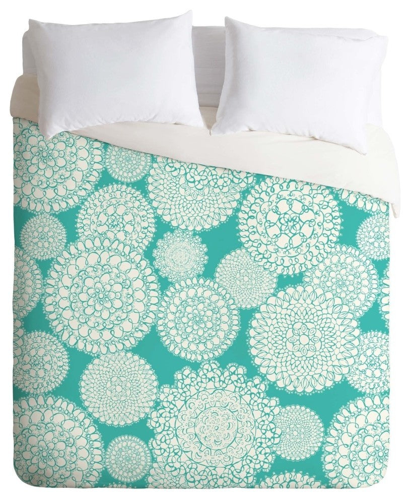 Deny Designs Heather Dutton Delightful Doilies Tiffany Duvet Cover - Lightweight