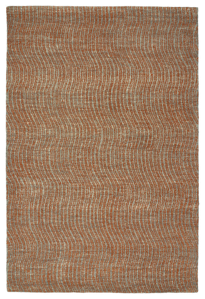 Kaleen Hand-Tufted Textura Wool Rug, Paprika, 5''x7''9"