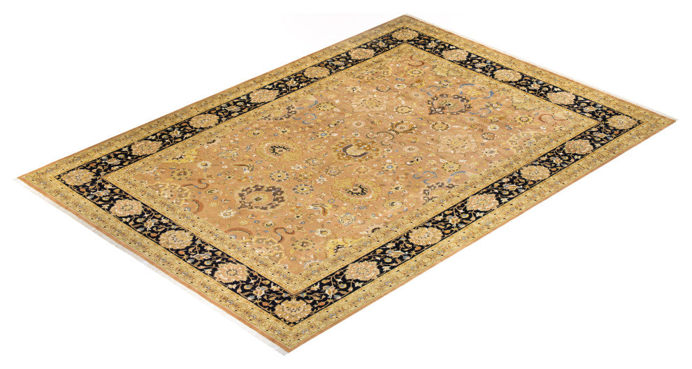 Mogul, One-of-a-Kind Hand-Knotted Area Rug Yellow, 10' 0 x 14' 3