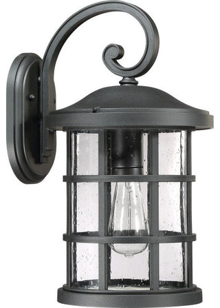 Crusade 1-Light Outdoor Lantern, Earth Black