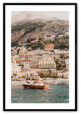 Satin Black 11" x 14" Seaside Bliss Framed Print