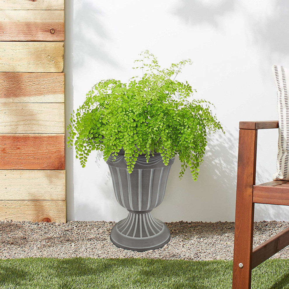 Classic Plastic Urn Planter