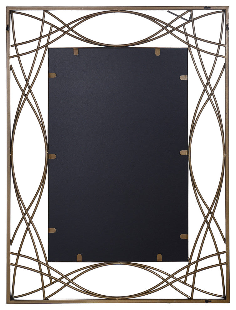 Gemma - Metal Wall Mirror - Gold Finish