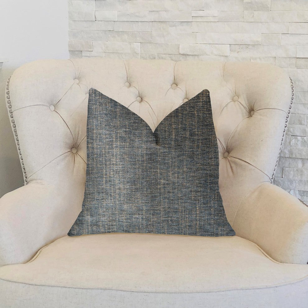 Pistachio Emerald Green Luxury Throw Pillow, 20"x26" Standard