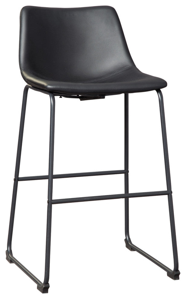Tall UPH Barstool, Set of 2, Black