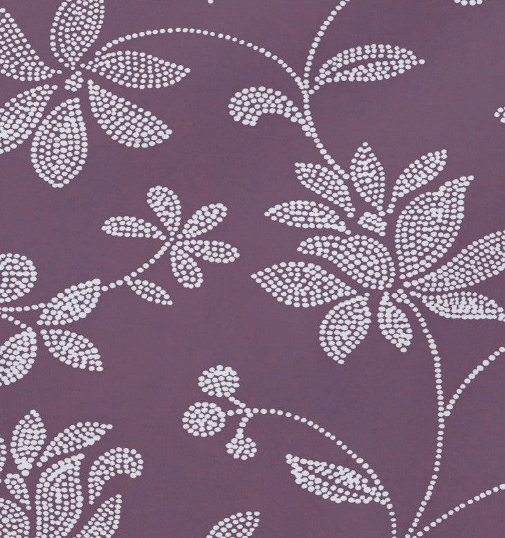18"x14" Traditional Floral, Floral Print Placemat, Lavender, Set of 4