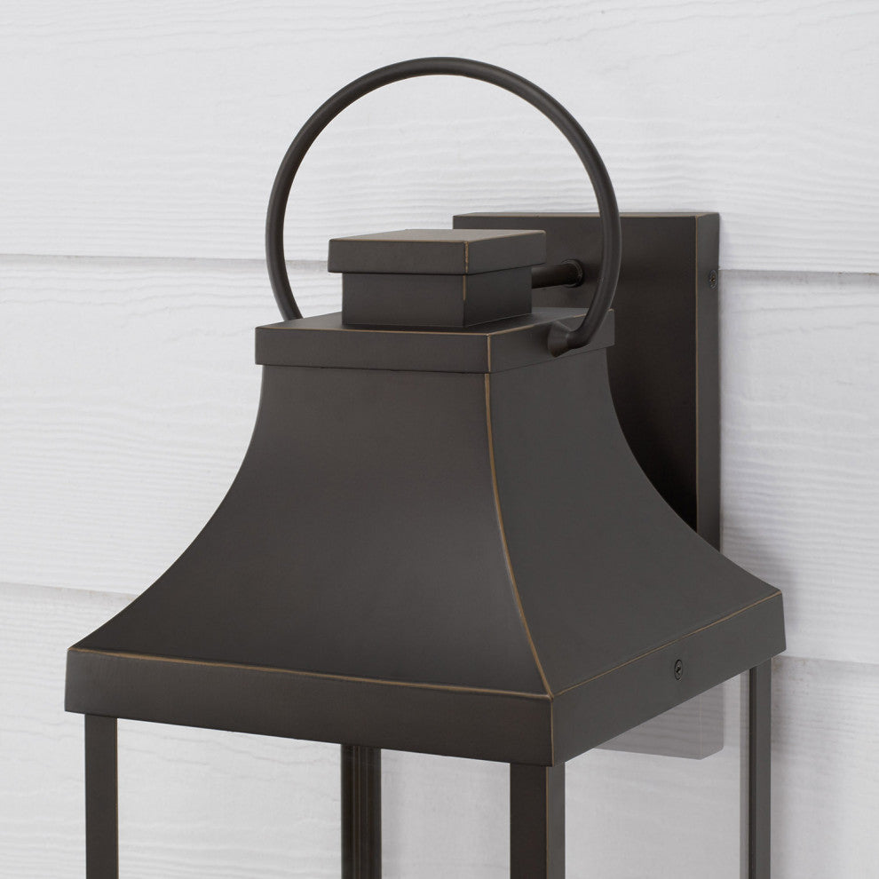 Capital Lighting 946441-GL Bradford 27" Tall Outdoor Wall Sconce - Black