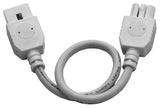 Maxim 87876 CounterMax MXInterLink4 9" Connector Cord - White