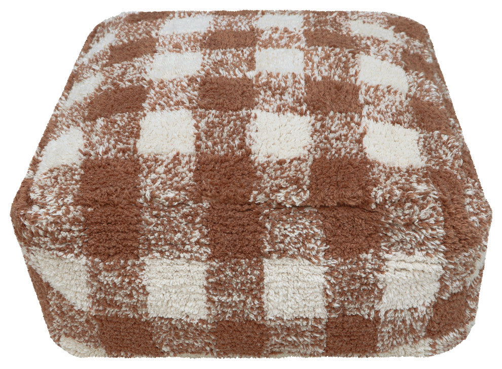 Vichy Pouf, Natural/Toffee