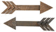 Nearly Natural 7102 2' Rustic Wood Arrows Wall Art Decor, 2-Piece Set