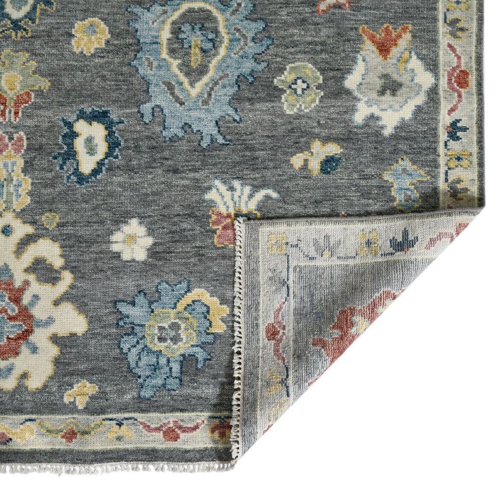 Jaigarh Carmina Area Rug, Gray, 9' x 12', Oriental