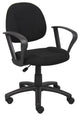 Occ Posture Task Chair Black Computer Desk Chair Loop Arms