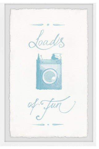 "Loads of Fun" Framed Painting Print, 30x45