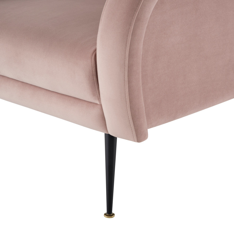 Hugo Blush Fabric Occasional Chair