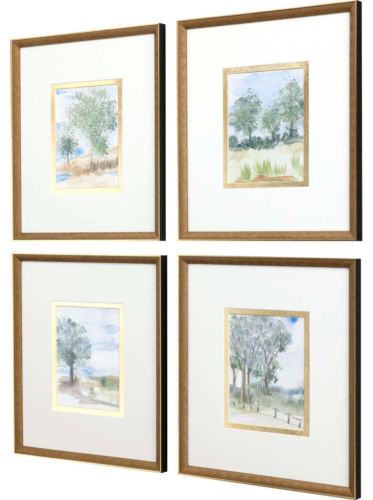 Along the Way II Art, 4-Piece Set