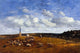 Eugene-Louis Boudin Landscape near Deauville, 18"x27" Gallery Wrapped Canvas
