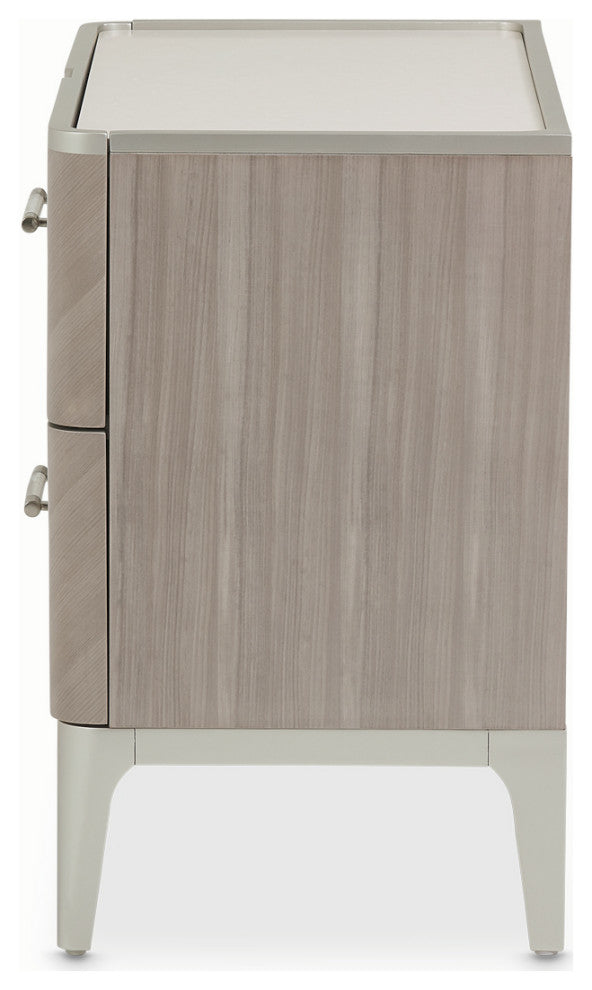 Lanterna Nightstand - Silver Mist