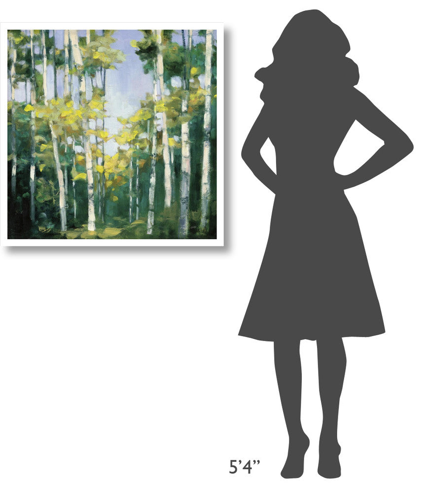 "Cripple Creek" Digital Paper Print by Julia Purinton, 32"x32"