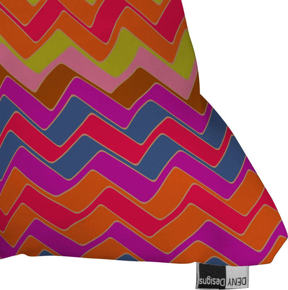 Deny Designs Sharon Turner Geo Chevron Outdoor Throw Pillow