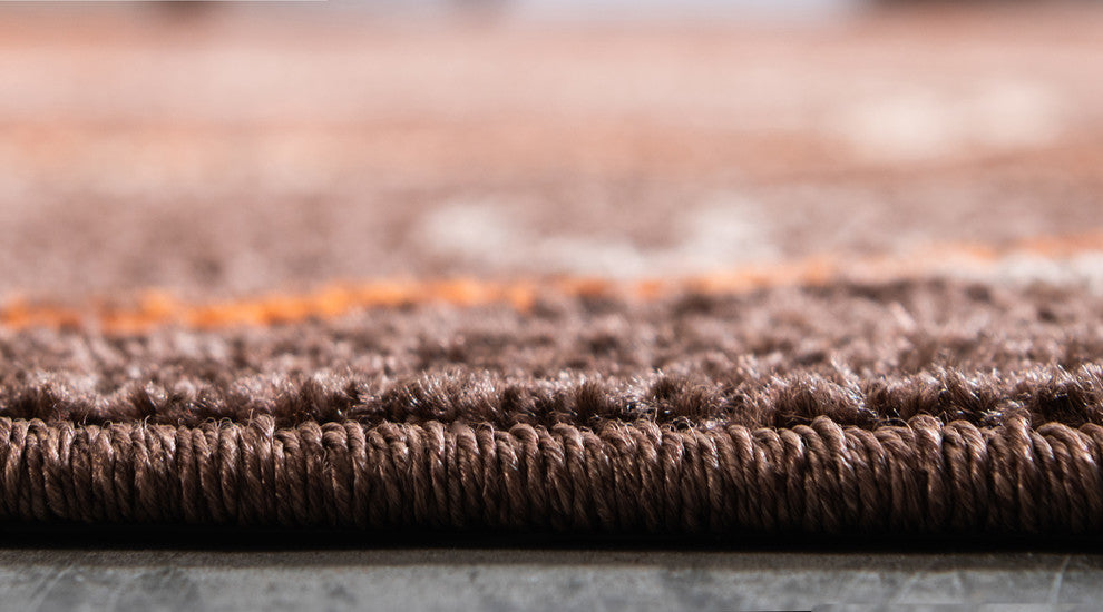 Unique Loom Brown Autumn Cornucopia 2' 0 x 3' 0 Area Rug