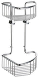 Sideline Basic Corner Soap Basket, Double Polished Chrome