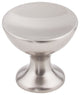 Jeffrey Alexander 667S-SN Rae Small Cabinet Knob, Satin Nickel