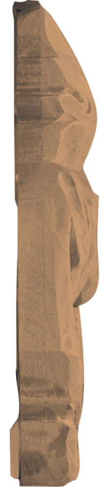 4 1/2"W x 4 1/2"H x 1/2"D Small Raymond Corner, Alder