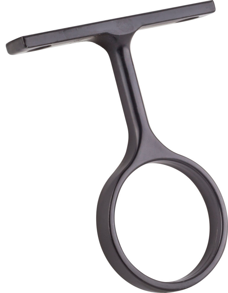 Dark Bronze Middle Mounting Bracket for Round 1-5/16" Closet Rod