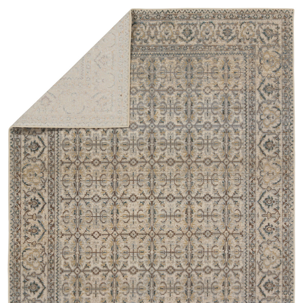 Vibe Olivine Indoor/Outdoor Trellis Gray/Brown Area Rug 8'X10'