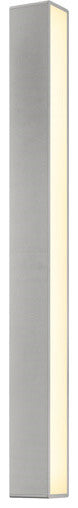 Sideways Inside-Out 36" LED Sconce Textured Gray With Textured Gray Aluminum