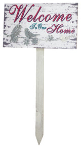 Welcome To Our Home Garden Stake